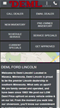 Mobile Screenshot of demllincoln.com